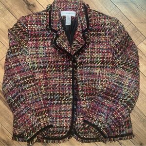 Sag Harbor Multicolor Tweed Jacket - Women's